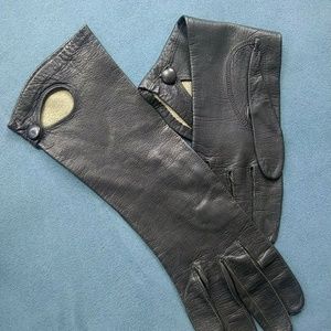 Vintage French leather gloves